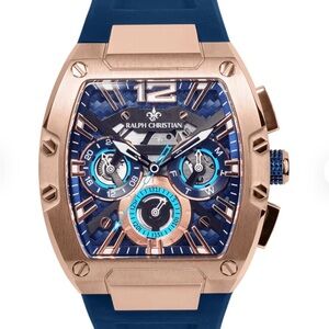 Ralph Christian Blue and Gold Watch